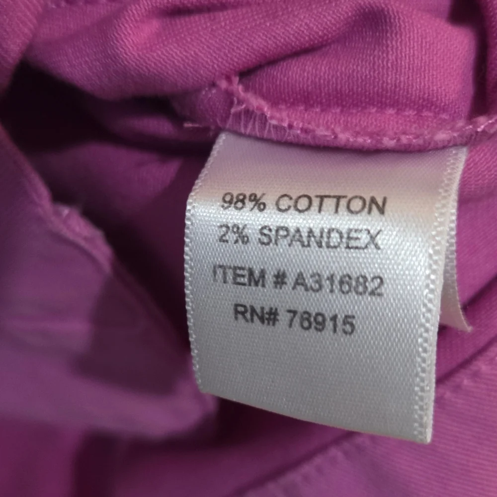 Appleseed's Petite - Y2K Bright Pink Button-up Light Spring Jacket - Picture 6 of 8